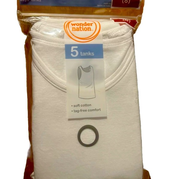 wonder nation Other - Wonder Nation Tank Top Boys Shirt 5 pack Size Medium Summer Shirt